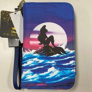 NWT Disney Loungefly the Little Mermaid tech wallet